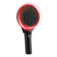 Ensemble de douche pressurisé à lumière ambiante thermostatée, chauffe-eau de salle de bain super puissant, design moderne et simple, fixation murale