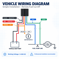 Traceur GPS filaire 4G LTE pour véhicule |   Historique de navigation, Géofence virtuel, Stockage cloud, Localisateur antivol, Véhicules électriques, Batterie puissante