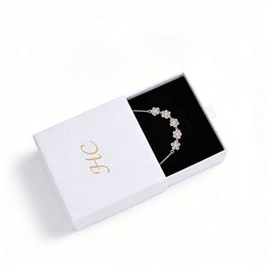 Caja de Lujo para Pulseras, Diseño Minimalista, Caja Rígida con Cajón para Almacenamiento de Joyas, Bandeja de Terciopelo, Laminado Mate, Logotipo Personalizado, Venta al por Mayor - Product Image 5