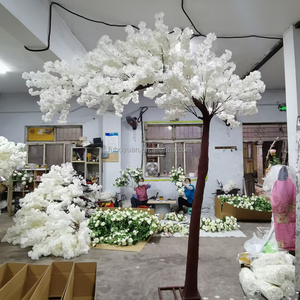 F322, venta al por mayor, 3m, planta de flores de simulación para interiores y exteriores, árbol falso, Sakura japonés, curva artificial, árbol de flor de cerezo - Product Image 2