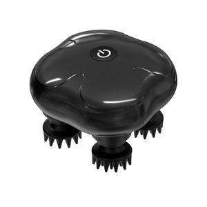 Masajeador de Cabeza Inalámbrico con 4 Cabezales de Amasamiento y 72 Nodos, Masajeador de Cabeza Portátil para el Crecimiento del Cabello - Product Image 1