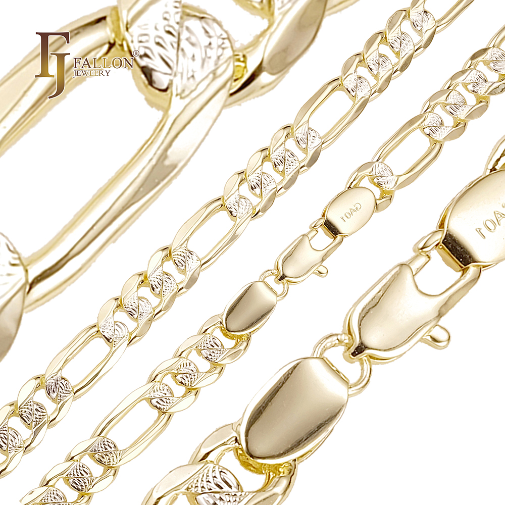 アクセサリー K14 Gold Figaro Chain BELIEVER JEWELRY K14 Gold Figaro Chain BELIEVER JEWELRY