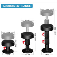 Stabilisateur de tête de lit anti-vibration haut de gamme et élégant pour lit king-size, fixe et anti-choc, pour lit de dortoir, réduction du bruit