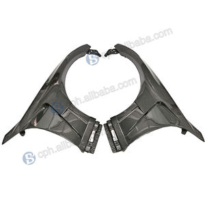 カスタマイズされた3Kツイルハニカムセダンクーペサイドカーボンファイバーフェンダー（インフィニティG37 2ドア4ドア2010年式アップグレード用） - Product Image 3