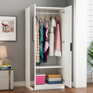 <span class=keywords><strong>Armario</strong></span> moderno de madera de <span class=keywords><strong>roble</strong></span> <span class=keywords><strong>blanco</strong></span>/gris, tres puertas con espejo - Product Image 5