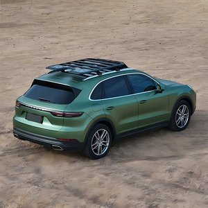 Panier <span class=keywords><strong>de</strong></span> <span class=keywords><strong>toit</strong></span> en alliage d'aluminium pour bagages, échelle latérale et boîte latérale pour <span class=keywords><strong>Porsche</strong></span> Cayenne 2005-2012 - Product Image 6