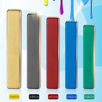 Fil chauffant Briquet USB Briquets électriques rechargeables sans flamme XY830703 LOGO OEM Boîte cadeau électronique mince en alliage de zinc