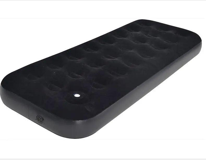 built-in pump air cushion bed pvc flocking air bed mattress double inflatable mattress with pump king size bed