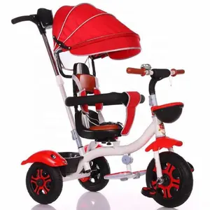 Sepeda Roda Tiga Anak-anak, Desain Baru 4 Dalam 1 Sepeda Roda Tiga dengan Rotasi 2020 Derajat Model Baru 360