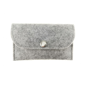 Portefeuille en tissu feutre pliable unisexe, portable, durable, exquis et tendance, avec bouton, multifonction, sac de rangement pour argent personnalisé - Product Image 6