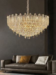 Candelabro de cristal egipcio importado italiano, sala de estar, restaurante de diseño, Vestíbulo del Hotel, Milán, Villa, lámpara colgante de luz de diseñador - Product Image 4