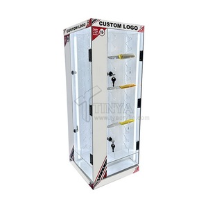 Expositor <span class=keywords><strong>de</strong></span> Cuchillos LED con Luz, Caja <span class=keywords><strong>de</strong></span> Sombra Giratoria <span class=keywords><strong>de</strong></span> Acrílico con Cerradura para Cuchillos Militares Plegables, Vitrina <span class=keywords><strong>de</strong></span> Sobremesa - Product Image 6