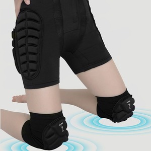 <b>Hip</b> Protector Shorts With Knee <b>Pads</b> Adult Unisex Shock Absorption Black GT305 Ski Pants - Product Image 4