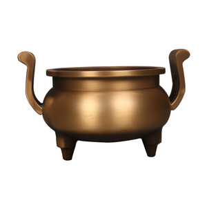 Quemador de incienso grande de cobre puro estilo Xuande, soporte para varillas de incienso, quemador de incienso de sándalo y latón, adecuado para uso doméstico. - Product Image 5