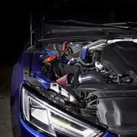 2015+ AUDI A4 B9 2.0T Short for Air Intake System Aluminum Cold Air Kit Pipe Improved Performance Air Filters JUXING Universal