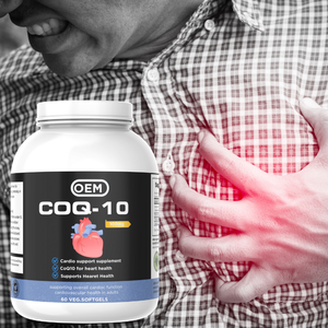 Cápsulas de Coenzima Q10 Originales OEM/ODM, Vitaminas Veganas para la Salud del Corazón, Potenciador de Energía, 60/90/120 Unidades para Adultos - Product Image 4