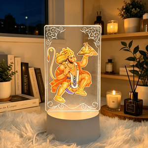 Nouvelle Lampe de Table 2025 en ABS, Décoration Intérieure, Dieux Hindous Vishnu Shiva Brahma Lakshmi, Nouveauté Indienne, Alimentation Secteur - Product Image 1