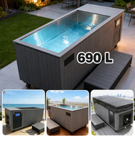 Vente en gros usine 2026 – Pompe et moteur automatiques 1HP 110V/220V pour bain de glace à froid avec revêtement en acier inoxydable