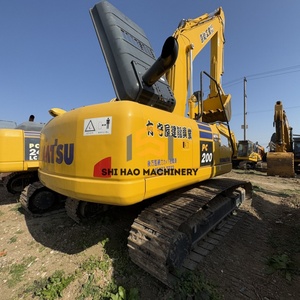 รถขุดไฮดรอลิกแบบตีนตะขาบ Komatsu PC200 มือสอง ขนาด 20 ตัน ประหยัดน้ำมันและทรงพลัง เหมาะสำหรับงานจัดสวน - Product Image 2