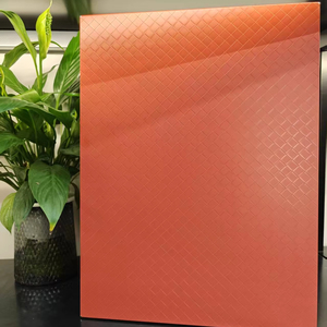 Cabina de ascensor de acero inoxidable de lujo con acabado de grano de madera para residencias de alta gama - Product Image 1