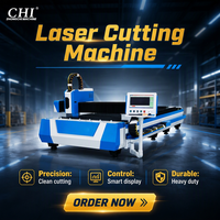 Machine de découpe laser fibre CNC pour tôles métalliques 1500W-6000W, compatible AI BMP, haute vitesse, utilisation sur ordinateur de bureau, machine pour conduits HVAC