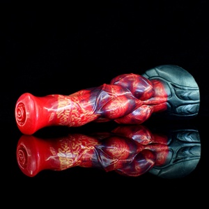 N5044 Dildo de Silicona con Forma de Pene de Dragón, Pene Grueso con Fuerte Ventosa, Tapón Anal, Juguetes Sexuales para Masturbación Femenina, Venta al por Mayor - Product Image 5