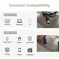 Câble d'extension USB 3.0 mâle vers femelle 1m, 5 Gbps haute vitesse, câble blindé anti-interférence, DYD-17 pour PC, ordinateur portable, appareil photo