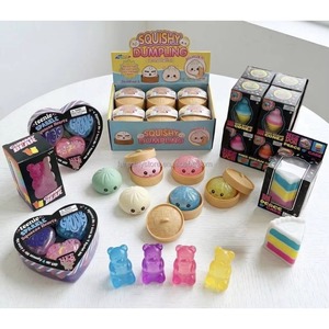 Nouveau produit : Ensemble de crème glacée réaliste Needoh - Jouets de crème glacée en forme de cône et de tube réalistes avec fonction de rebond lent - Product Image 3