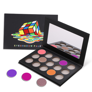 Bảng Màu Mắt Tự Làm <span class=keywords><strong>15</strong></span> Màu Sắc Tố Cao Phấn Mắt Dạng Lì Làm Cho Thương Hiệu Của Bạn - Product Image 5