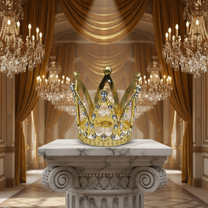 Accesorio para el Cabello con Corona de Reina Plateada con Pedrería de Aleación, de Alta Calidad para Mujeres, Ideal para Celebraciones Festivas, Bodas y Bailes de Graduación - Product Image 1