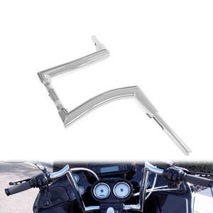Guidon de moto 12'' 14'' 16'' avec collier de serrage de 1,25'' Z Drag pour Harley Touring Road King FLHT FLHX <span class=keywords><strong>Sportster</strong></span> XL Dyna Softail - Product Image 6