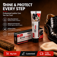 Crema para Zapatos Negra Mate Esmerilada en Tubo de 35g, Antihuellas, Agarre Cómodo