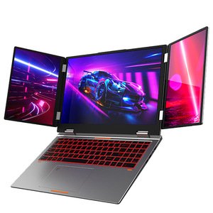 Laptop para Juegos con Triple Pantalla, 3 Pantallas, Wifi 6, Puerto Ethernet LAN, Intel I7 1260P, Computadora Portátil para Gamers - Product Image 1