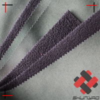 320GSM 4 way stretch poliéster spandex consolidado polar 3 capas Softshell tela