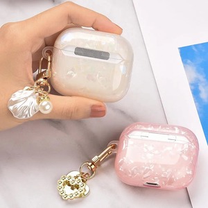 Étui porte-clés de luxe en coquille de perle étui souple antichoc pour <span class=keywords><strong>Apple</strong></span> <span class=keywords><strong>Airpods</strong></span> 1 2 3 pour étui <span class=keywords><strong>AirPods</strong></span> Pro - Product Image 4