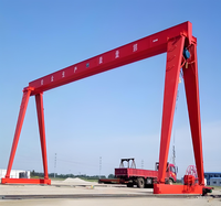 Pont roulant électrique à double poutre de 50 tonnes avec palan, certifié CE, doté d'un moteur, d'un roulement, d'une boîte de vitesses et d'un engrenage, pour usage extérieur intensif