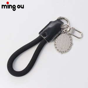 Llavero <span class=keywords><strong>de</strong></span> Cuerda <span class=keywords><strong>de</strong></span> Nailon Tejida, Llavero <span class=keywords><strong>de</strong></span> <span class=keywords><strong>Cuero</strong></span> Tejido, Moderno y Sencillo, Llavero <span class=keywords><strong>de</strong></span> Coche con Múltiples Anillos, Ecológico, Regalo <span class=keywords><strong>de</strong></span> Alta Gama para Hombres y Mujeres - Product Image 2