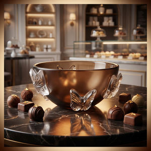 Bol à fleurs en verre artisanal de style méditerranéen, écologique et durable, idéal pour la table, vente en gros populaire - Product Image 4