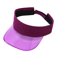 Casquette de baseball en PVC style visière – Chapeau de soleil parent-enfant transparent couleur gelée, protection UV, visière incurvée, chapeaux personnalisés tendance