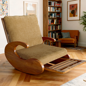 Sillones Mecedores de Lujo Nórdico Moderno con Certificación CE de la UE, Adecuados para Hoteles de Alta Gama, Apartamentos, Familias y Villas - Product Image 3