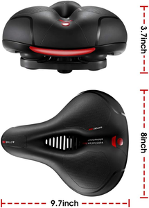 <span class=keywords><strong>Selle</strong></span> de vélo confortable en éponge, antichoc, réfléchissante <span class=keywords><strong>pour</strong></span> siège de vélo - Product Image 6