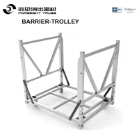 Barrière pliable à démontage rapide, gain de temps pour la mise en place et le démontage d'événements