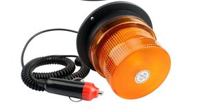 ไฟฉุกเฉินแบบหมุนสีเหลืองอำพัน 240 LED พร้อมฐานแม่เหล็ก - Product Image 3
