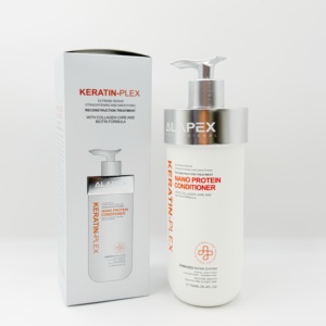 ALAPEX Keratin-Plex Biotin Nano Protein Shampoo & Conditioner Set Reparador para Cabello Seco, Dañado, Rizado y Teñido, 750ML - Product Image 2