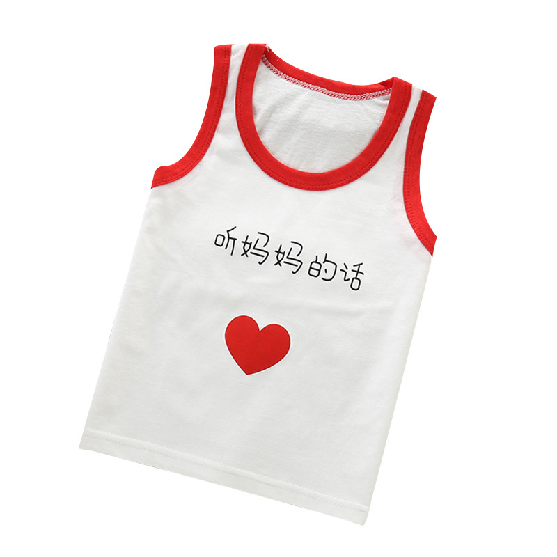 Детский летний жилет, новинка 2021, хлопковый топ без рукавов для мальчиков, Корейский жилет для девочек, хлопковый жилет