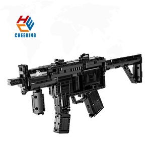 Serie de <span class=keywords><strong>Armas</strong></span> 14001, Modelo de Arma de Subfusil <span class=keywords><strong>MP5</strong></span>, Rompecabezas para Niños, Bloques de Construcción, Juguete de Bloques de Plástico, Juguete de Pistola - Product Image 1
