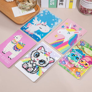 Fatto a mano Mini cartone animato gatto cristallo pittura di diamante dalla fabbrica di cina fai da te stile moderno con acrilico e materiale plastico per i bambini - Product Image 4