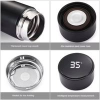 Bouteille d'eau isotherme intelligente avec rappel LED, personnalisable avec logo, pour promotion, activité d'entreprise, cadeau d'affaires