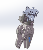 Cisaille hydraulique compacte GONGMA pour matériaux Q355b Nm500, facile à utiliser, montée sur excavatrice, pour espaces étroits, 1,5-10 tonnes