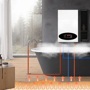 8kw壁掛けスリム床暖房システム家庭用電気コンビボイラー暖房用ボイラー家庭用ラジエーター用電気ボイラー